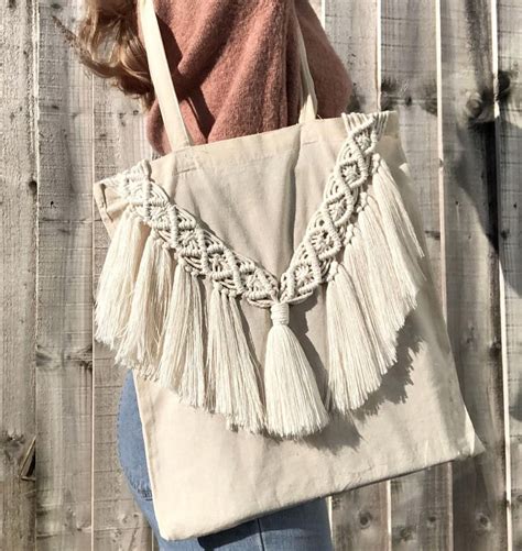 Bolsa De Tote Macrame Etsy Macrame Wall Hanging Diy Macrame Decor