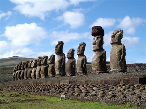 GLOBE IN THE BLOG: Moai Statues of the Easter Island, Chile