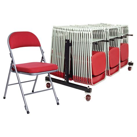 30 Comfort Deluxe Folding Chair Trolley Bundle