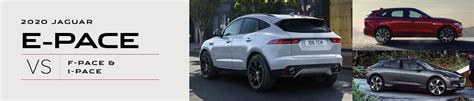 Jaguar E-PACE vs. F-PACE vs I-PACE | 2020 Jaguar SUV Models