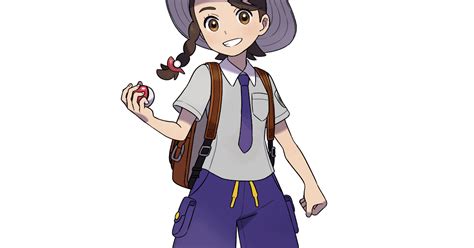 GAMES FAMILY RENDERS FEMALE PROTAGONIST POKÉMON SCARLET VIOLET