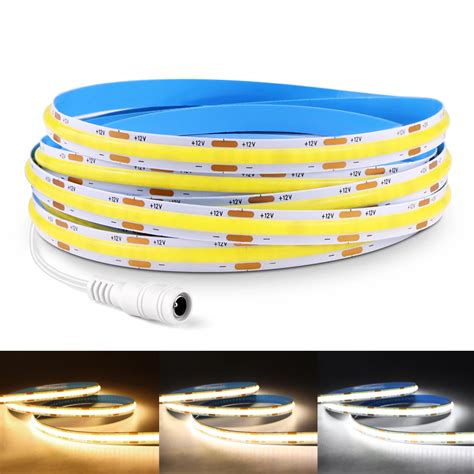 Bande Lumineuse Led Cob Flexible Haute Luminosit Fcob Ruban Lin Aire