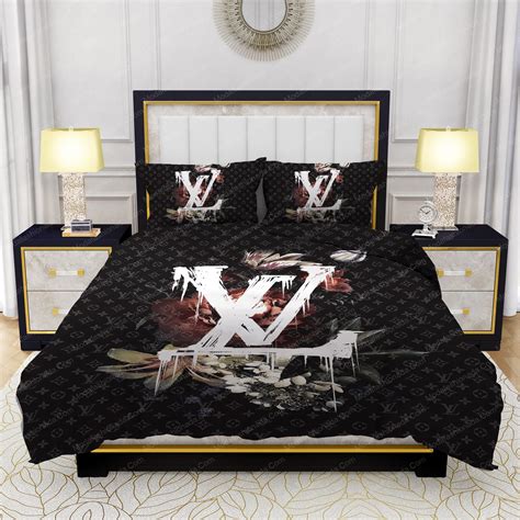 Lily Peony Louis Vuitton Bedding Sets Tfulcustom