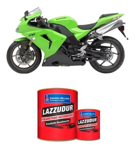 Tinta Automotiva Pu Verde Lim O Solido Kawasaki Ml Parcelamento