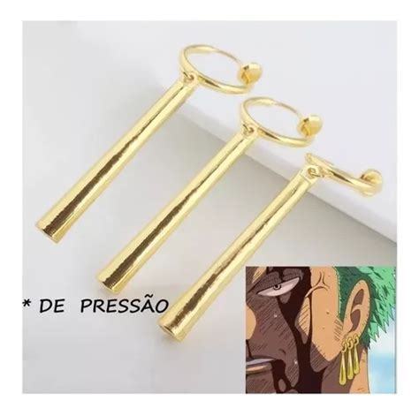 Brinco Roronoa Zoro Cosplay One Piece Fantasia Press O Parcelamento