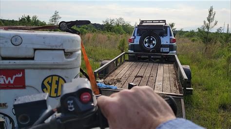 Spraying Field Before Planting Summer Food Plot For Deer Youtube