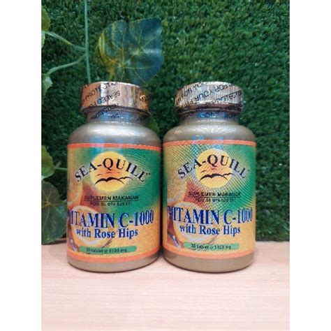 Jual Sea Quill Vitamin C Mg With Rose Hips Tablet Shopee