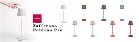 Zafferano Poldina Pro Lampada Da Tavolo Led Senza Fili Ricaricabile