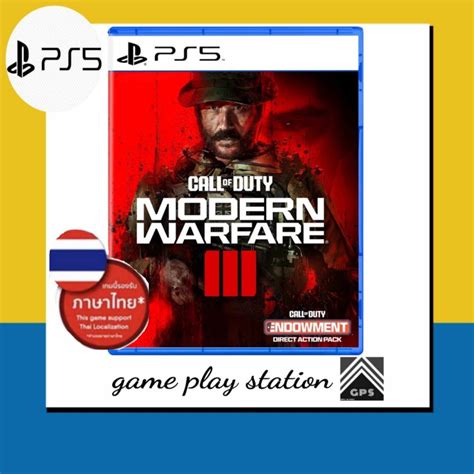 Ps5 Call Of Duty Modern Warfare 3 English Zone 3 ภาษาไทย Shopee