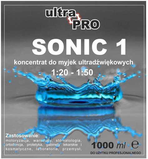 Sonic Płyn Do Myjki Ultradźwiękowej 1L Koncentrat Opinie i atrakcyjne