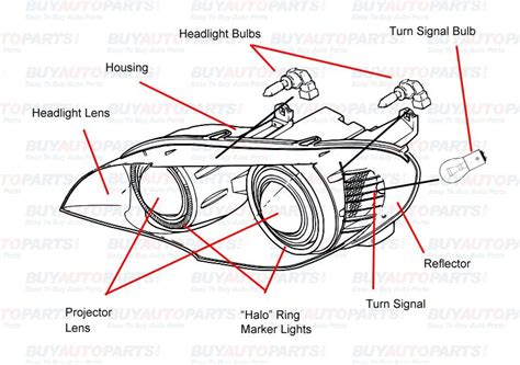 2004 Chevy Silverado Headlight Assembly Diagram Parts