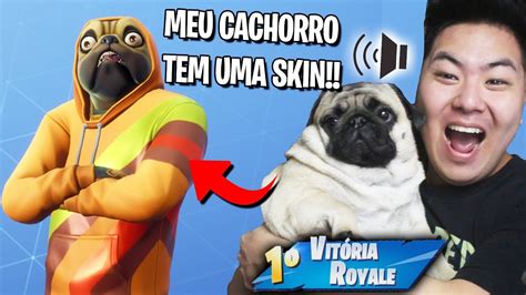 Minha Cachorrinha Tem Uma Skin E Manda Muita Bala Fortnite Youtube