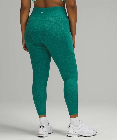 Lululemon Invigorate High Rise Tight Crunch Teal Lagoon Lulu