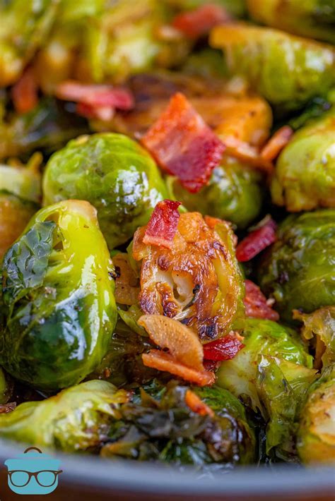 Pan Roasted Brussel Sprouts With Bacon And Balsamic Recipes Only