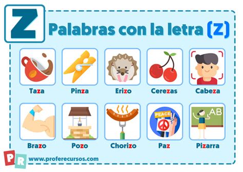 Ejemplos De Palabras Con Z