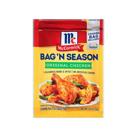 Bag N Season Recipe Mixes Mccormick