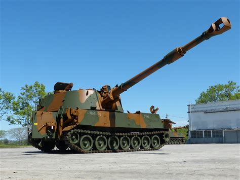 Regimento Mallet Recebe Os M109 A5 Br Que Chegaram Ao Brasil Defesa