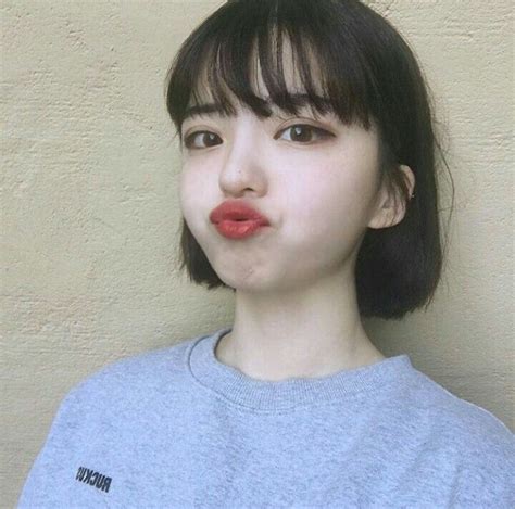 Korean Girl Icons Tumblrulzzang 안느 Short Hair Korea Korean Short