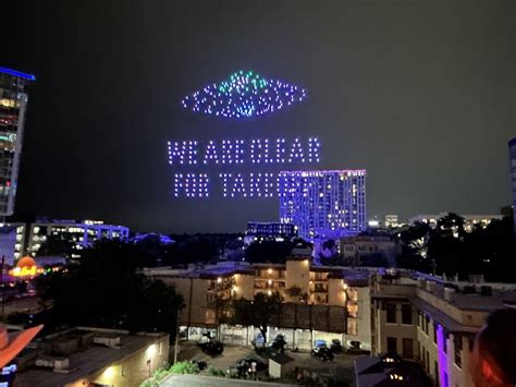 Austin.com Drones Light Up Austin Skyline During City-Wide Takeover