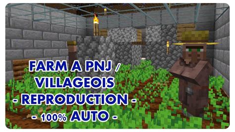 FARM A VILLAGEOIS 1 18 100 AUTO FARM PNJ Minecraft Tuto