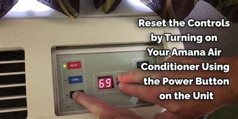 How To Reset Amana Air Conditioner 5 Easy Steps 2024