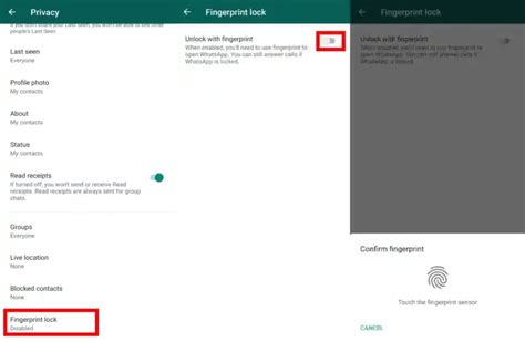 Cara Kunci Whatsapp Dengan Sidik Jari Di Android Penjaga Konter