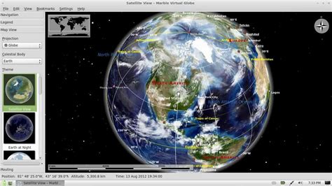 linux mint 13 google earth alternative! - YouTube