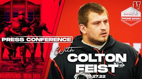 Nebraska Football Huskers Dl Colton Feist Previews Indiana Game Youtube