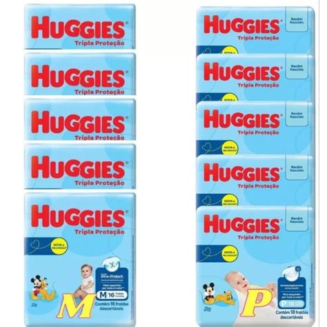 Fraldas Huggies Azul É Boa - kit 10 pacotes de fraldas ,cha kit fralda Huggies azul 5 pacote P e 5 ...