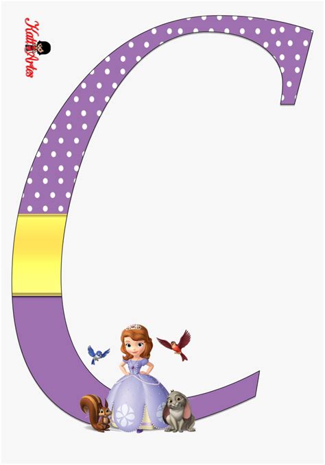 Letter Birthday Party Sofia Transprent Png Free Sofia The First