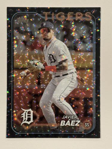 Javier Baez Topps Series Exclusive Black Foil Sp Detroit Tigers