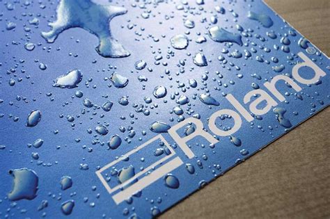 Spot Uv Gloss Ink And Printed Effects With Digital Print Roland Dg