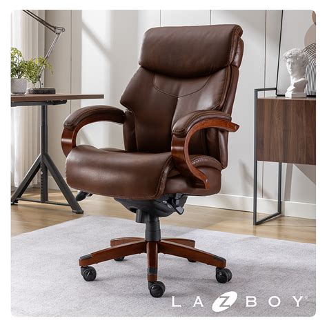 La Z Boy Bradley Bonded Leather High Back Ergonomic Office Executive Chair 44762