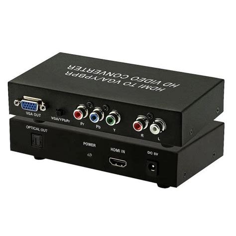 Conversor HDMI para Vga Vídeo Componente Ypbpr MadeiraMadeira