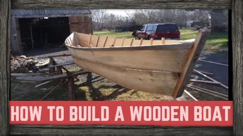 How To Build A Wooden Boat Youtube