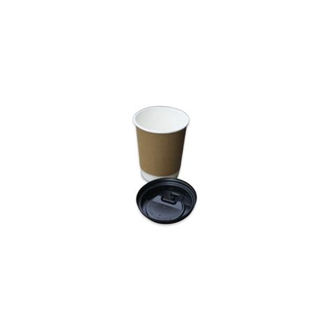 Vaso Doble 8oz Con Tapa 50 Unids