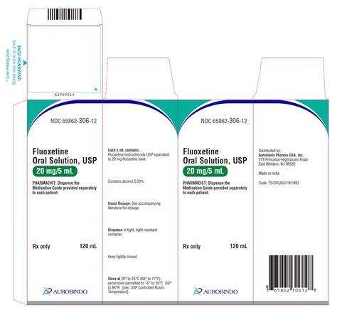 Fluoxetine HCl Solution 20 MG/5ML 120 ML | Real Value Rx