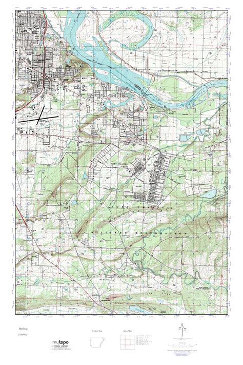 Mytopo Barling Arkansas Usgs Quad Topo Map