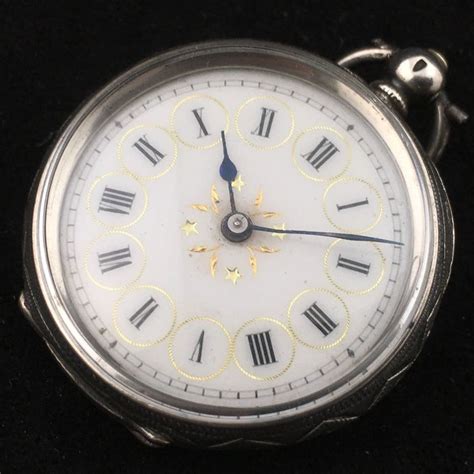 Swiss Silver Pocket Watch No Reserve Price Unisex Catawiki