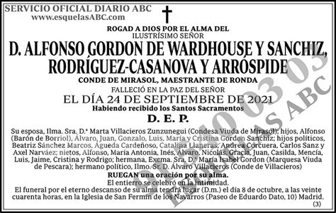 Alfonso Gordon de Wardhouse y Sanchiz Rodríguez Casanova y Arróspide