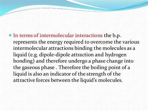 Determination of boiling point of organic compounds