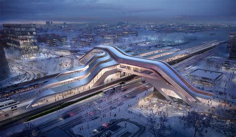 Gallery Of Construction Begins On Ülemiste Transport Hub By Zaha Hadid