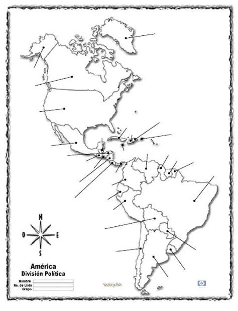 Mapas De Ámerica Para Imprimir Imagui