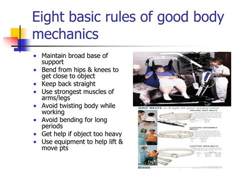 Ppt Body Mechanics Powerpoint Presentation Free Download Id9356036