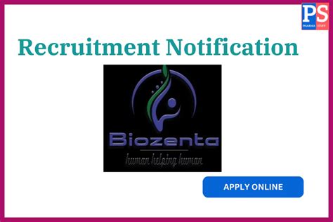 Biozenta Life Science Hiring For Multiple Job Openings Experienced