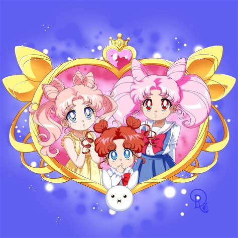 Sailor Mini Moon Sailor Moon Fan Art Sailor Moon Manga Chibi Moon