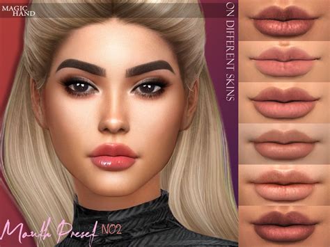 Magichand S Mh Mouth Preset N In The Sims Skin Sims Cc