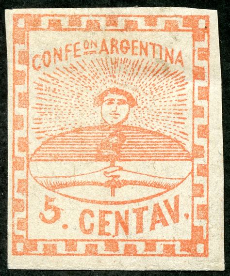 Big Blue 1840 1940 Stamps Of Argentina 1858 1892