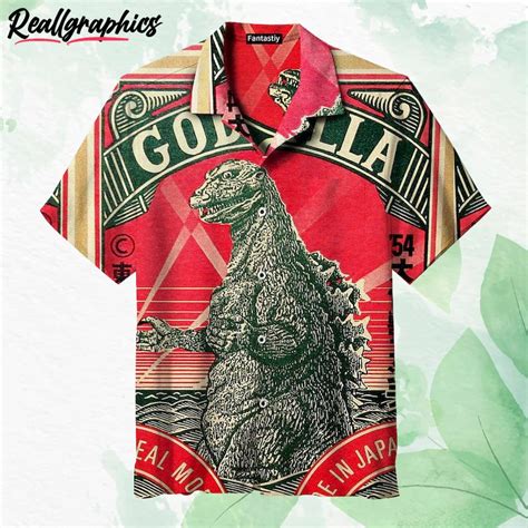 Toho Godzilla Hawaiian Shirt Reallgraphics