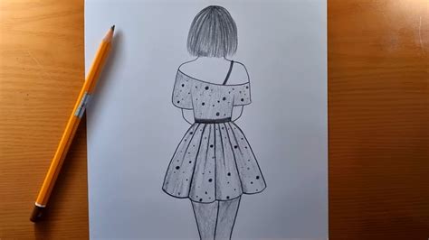 Comment dessiner une belle fille dessinant par derrière Dessiner des